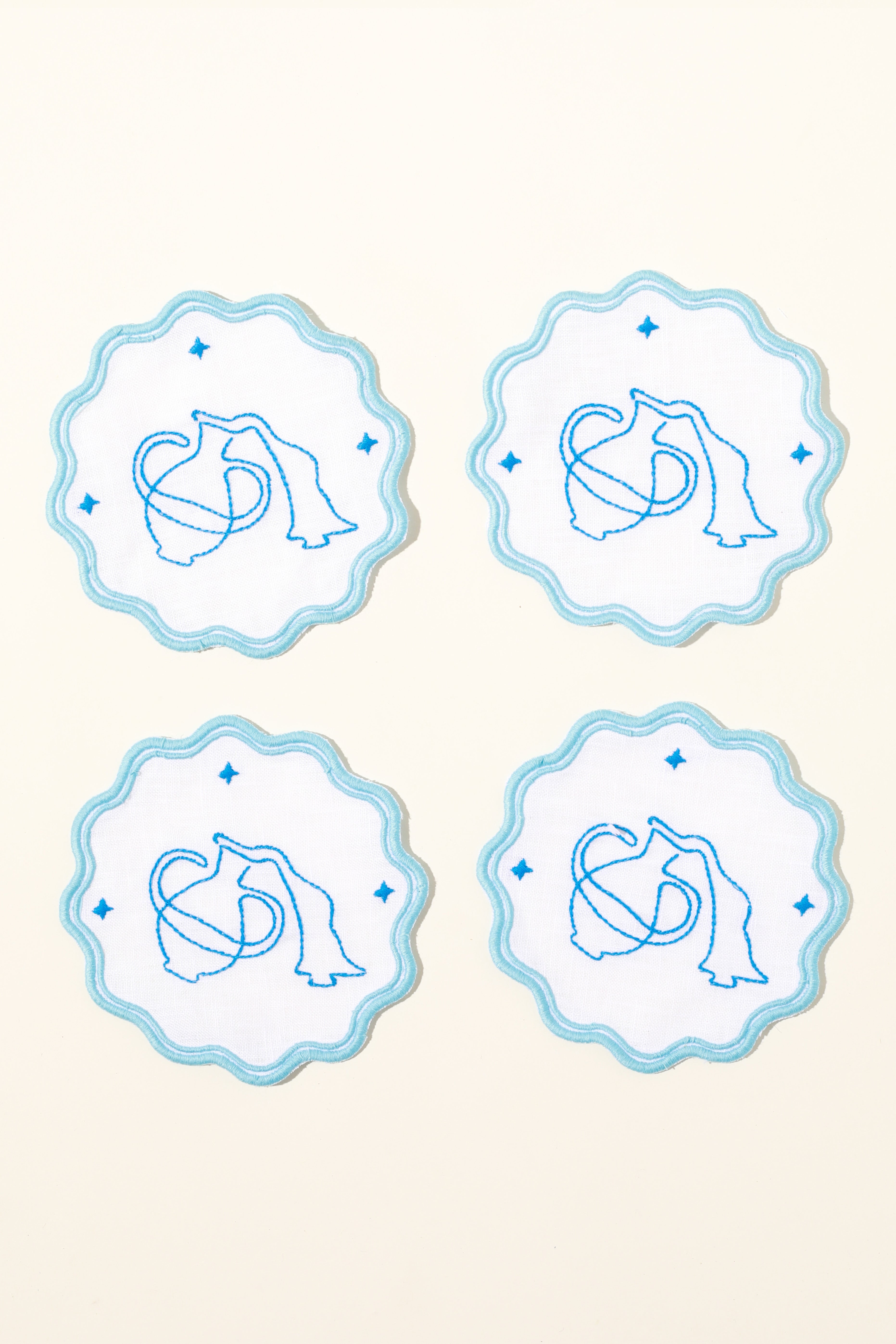 Aquarius Cocktail Napkin Set