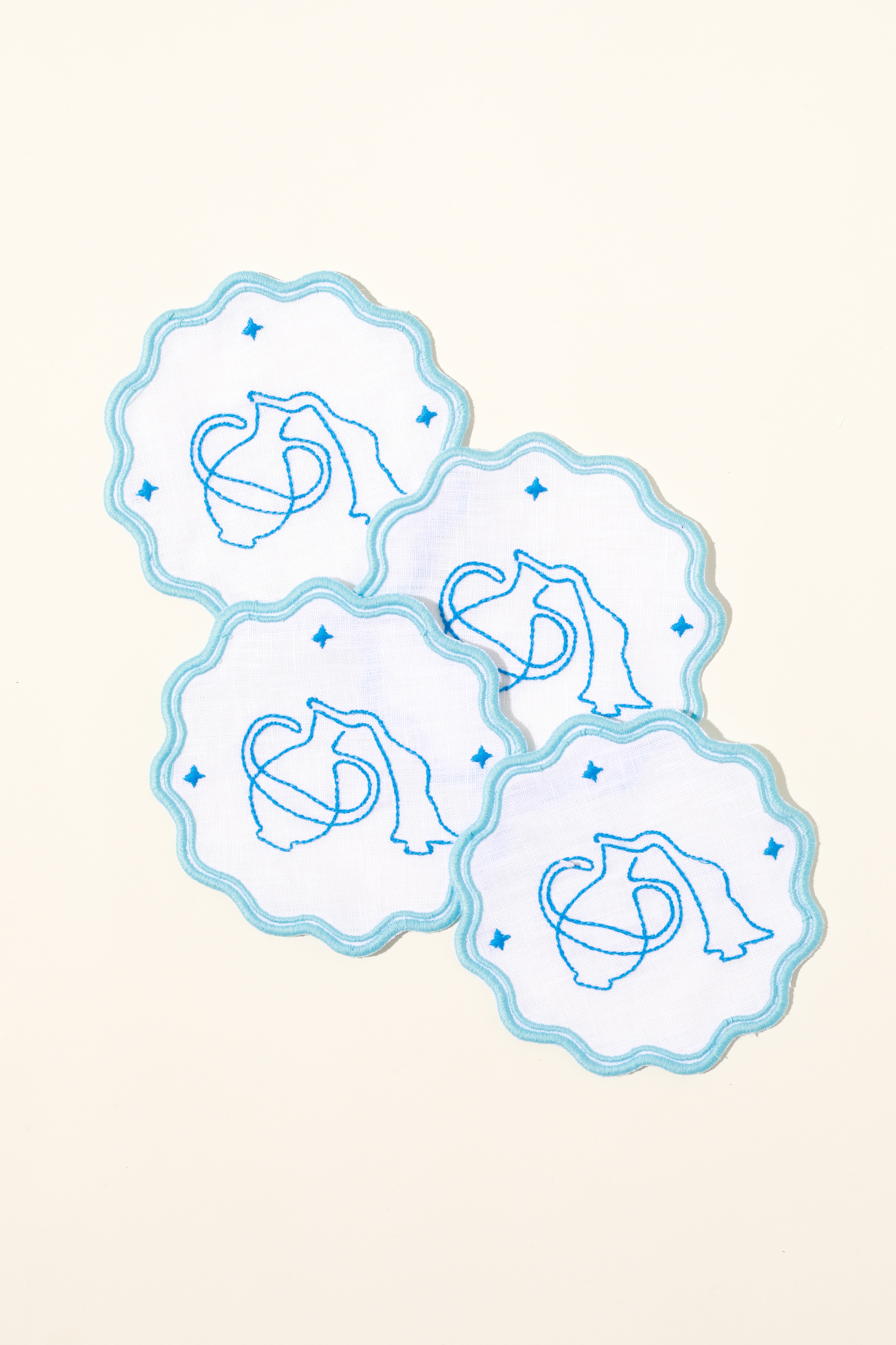Aquarius Cocktail Napkin Set