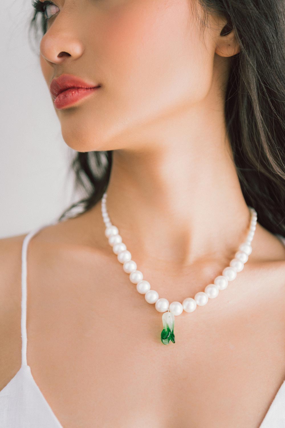 Bok Choy Necklace