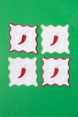 Chili Cocktail Napkin Set