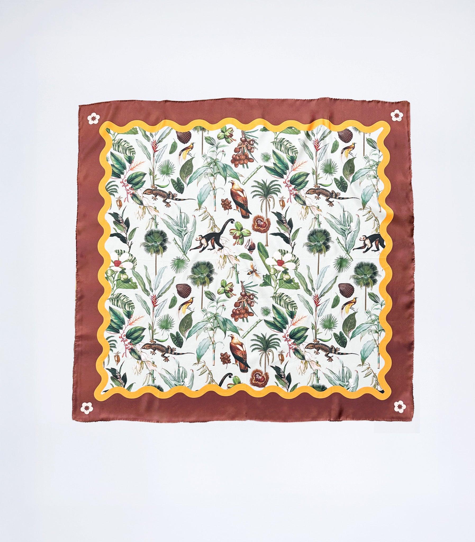 Espresso Silk Scarf