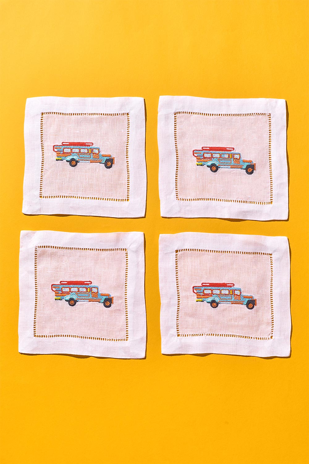 Jeepney Cocktail Napkin