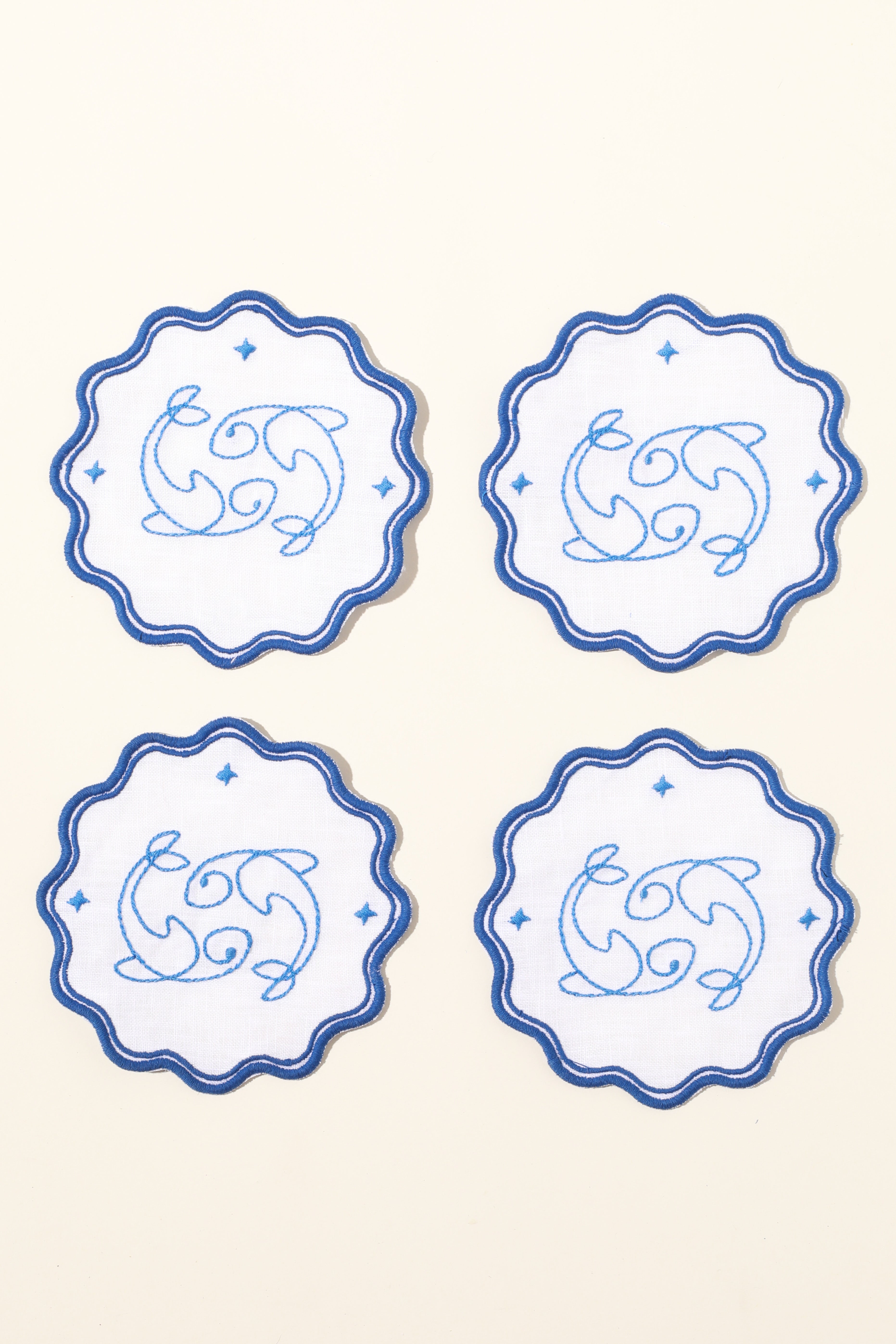 Pisces Cocktail Napkin Set