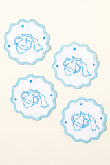 Aquarius Cocktail Napkin Set