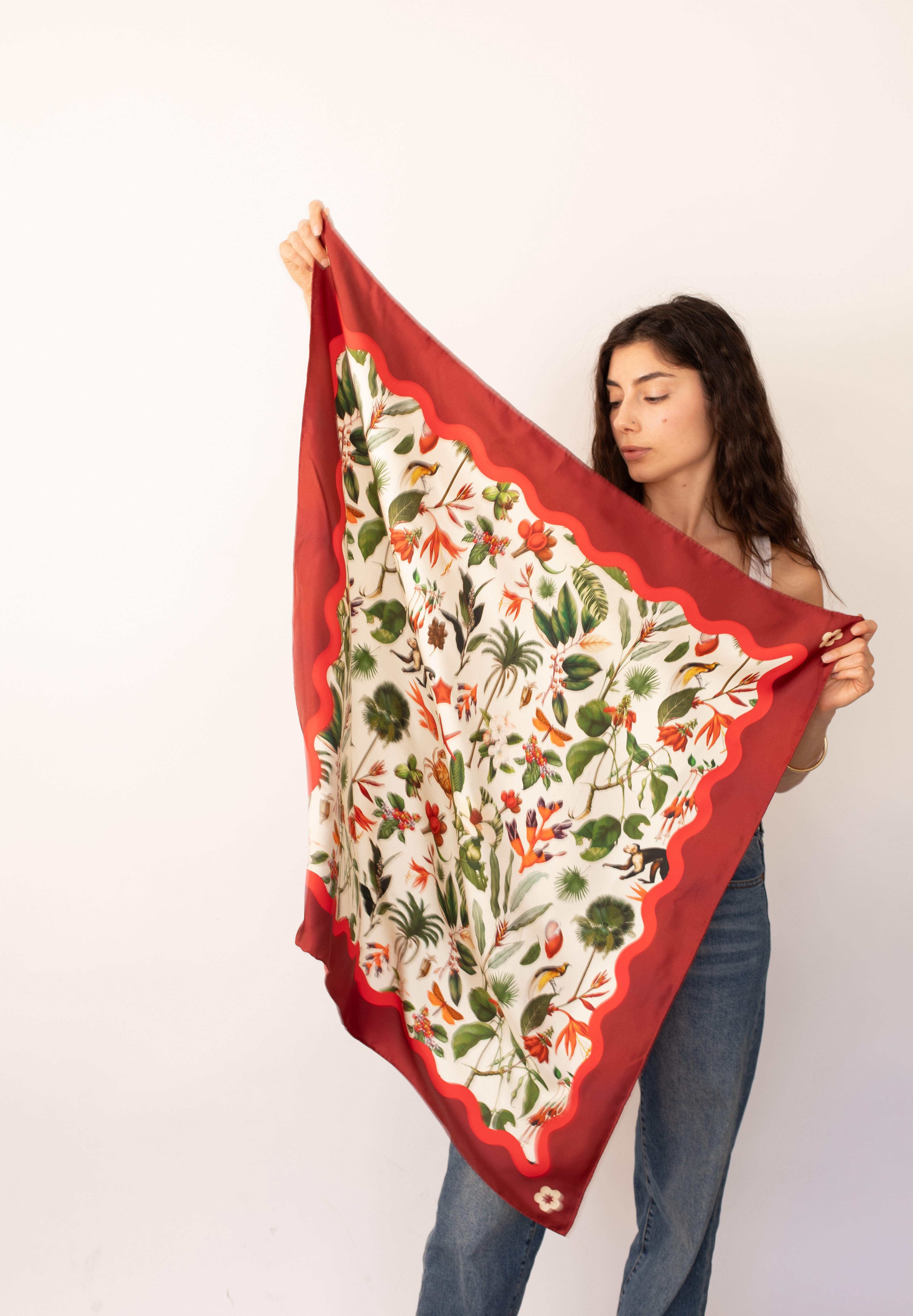Isla Verde Silk Scarf