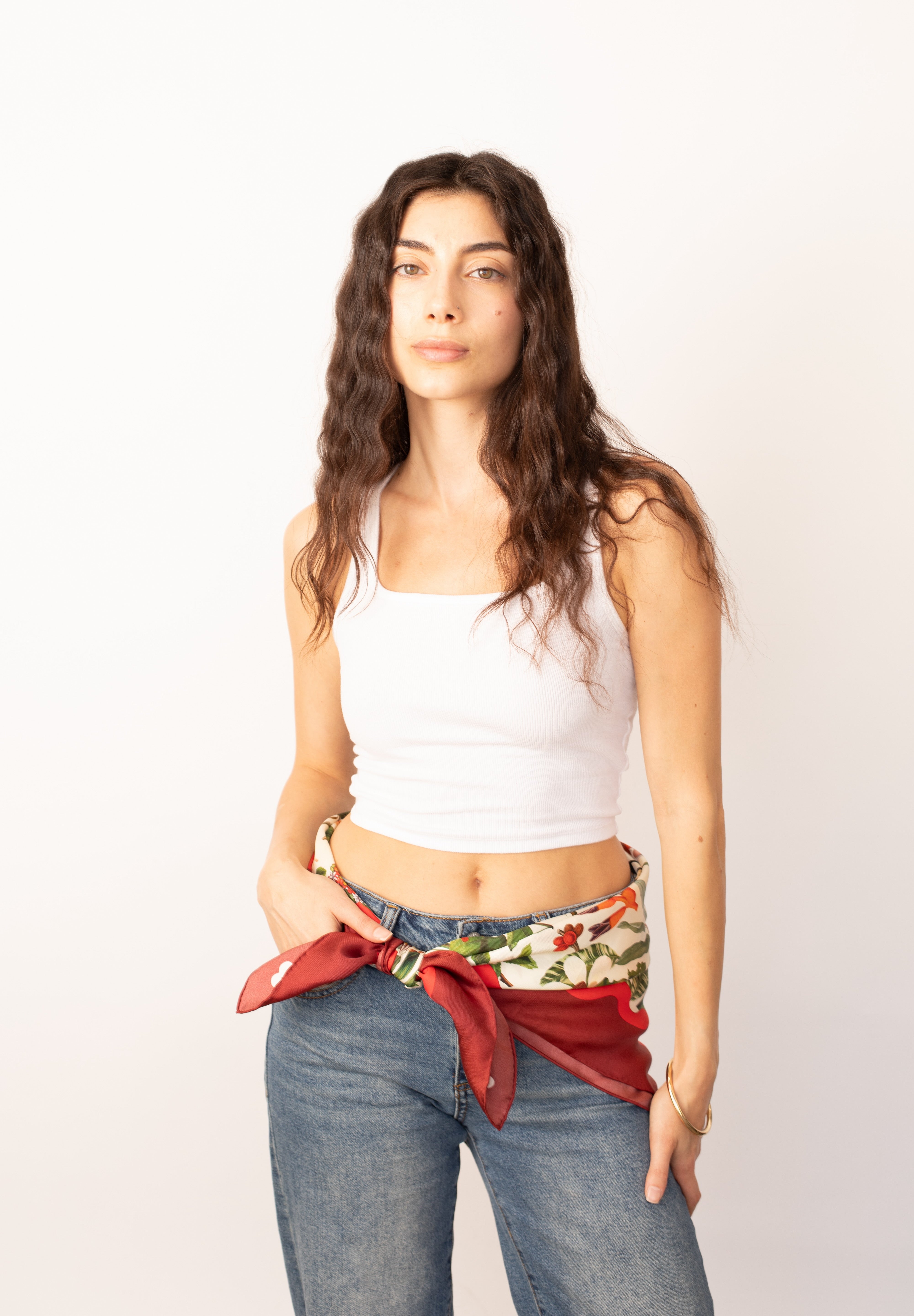 Isla Verde Silk Scarf