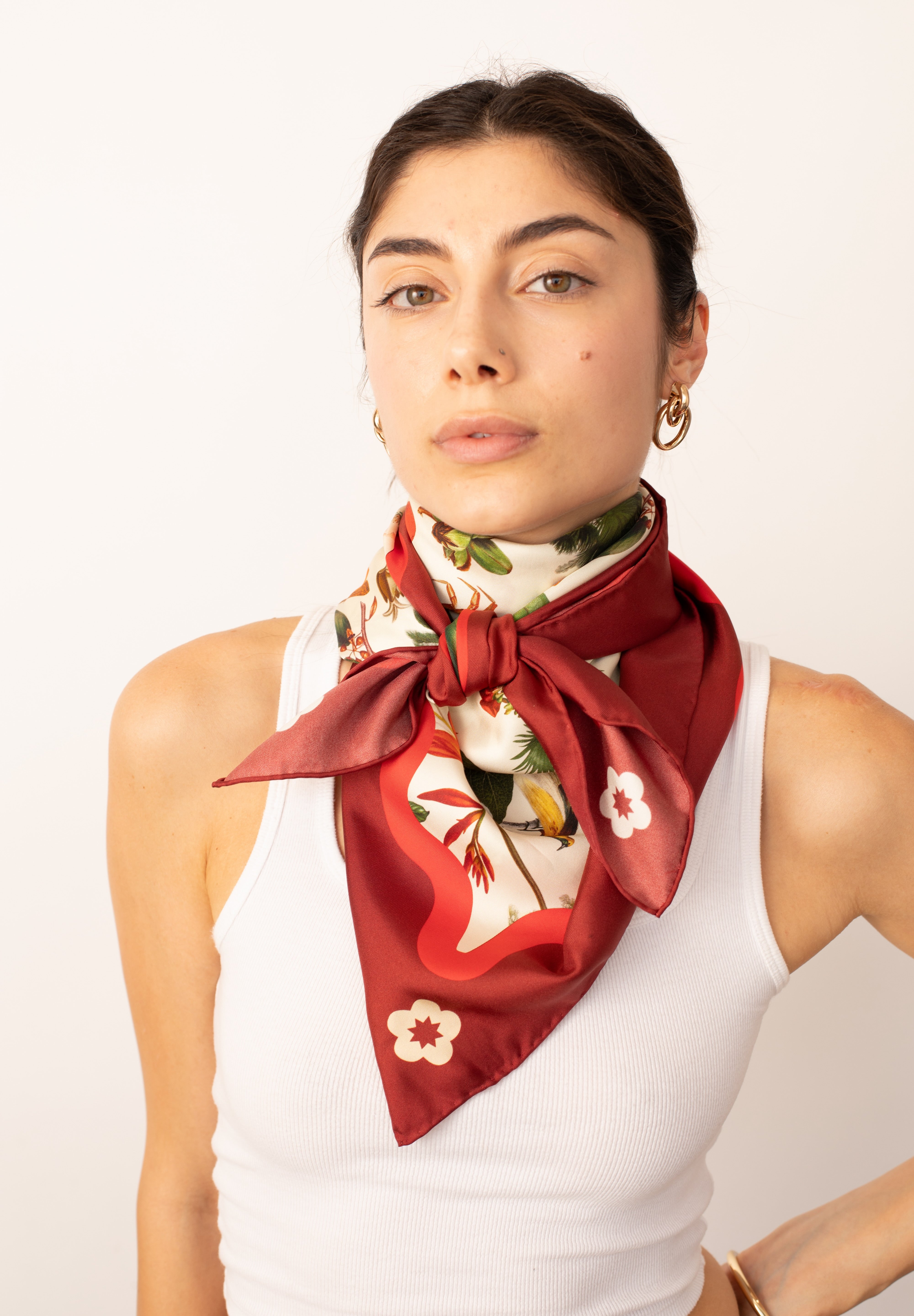Isla Verde Silk Scarf