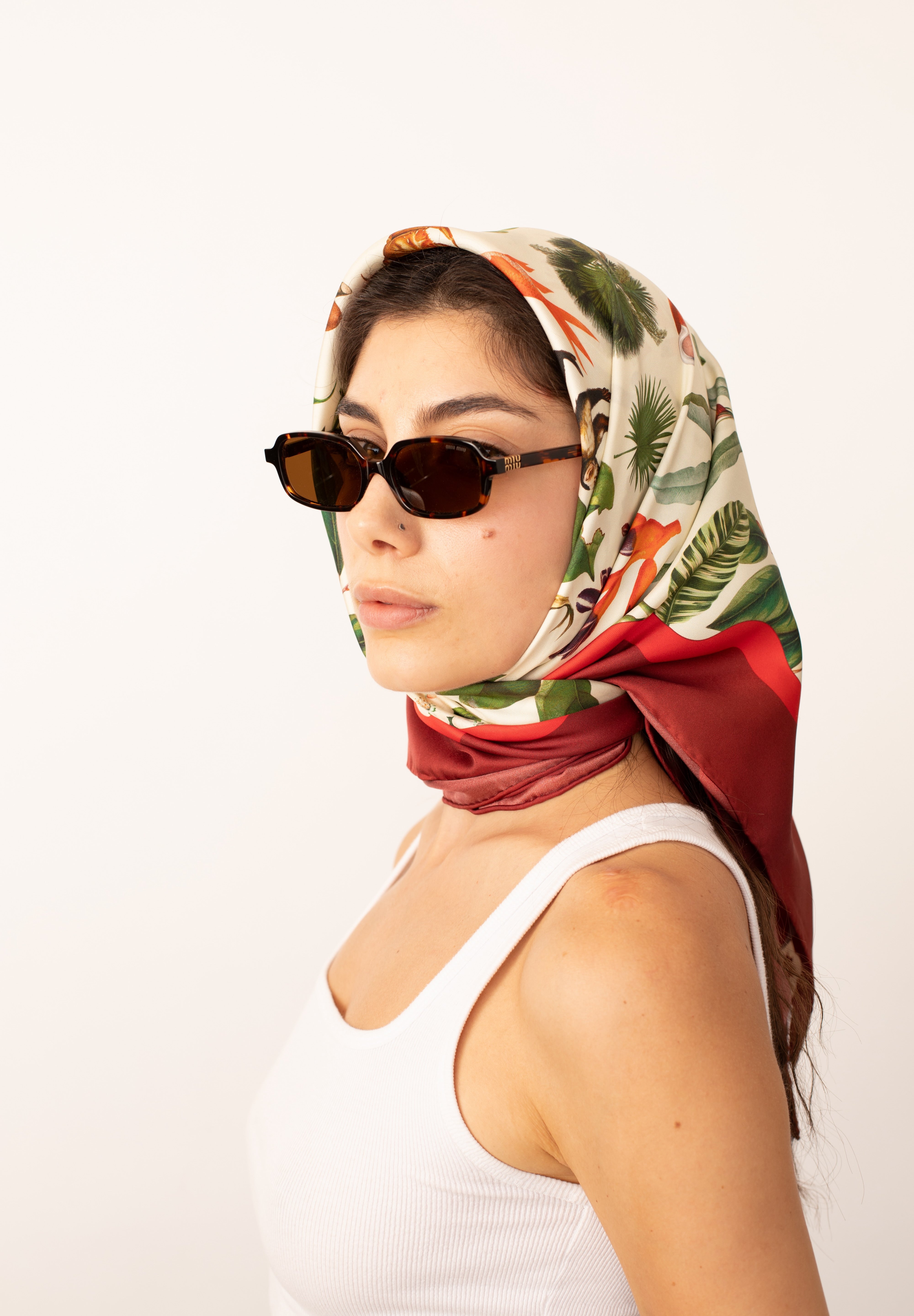 Isla Verde Silk Scarf